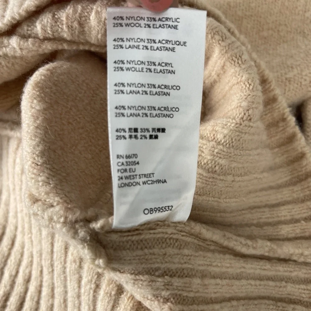 Free People Sugar Pie Sweater Womens Size S Majestic Oak Quiet Luxury Minimalist - Picture 8 of 10